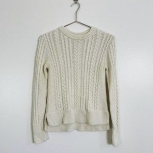 Vineyard Vines Ivory Cable Knit Sweater